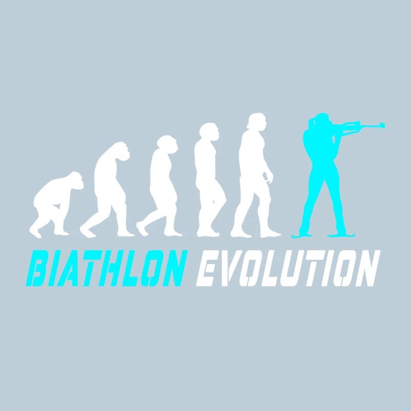 Evolution biathlon design / gift idea