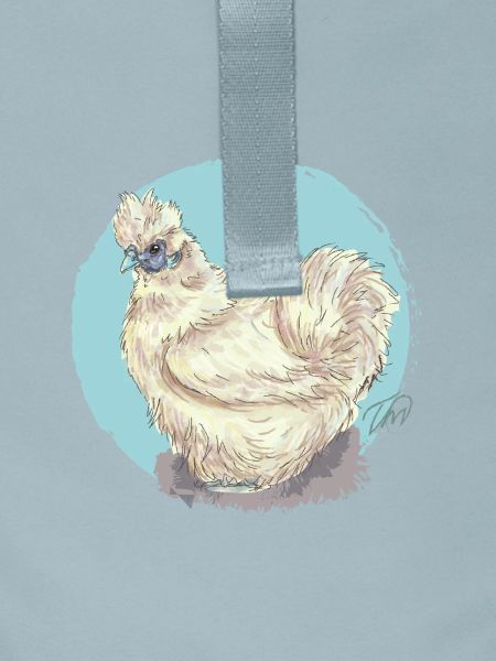 White silk hen