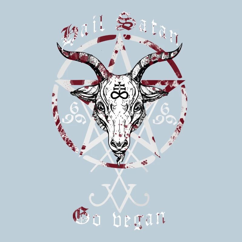 hail satan | go vegan