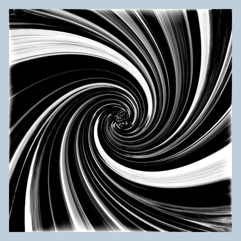 Schwarz-weißer Wirbel