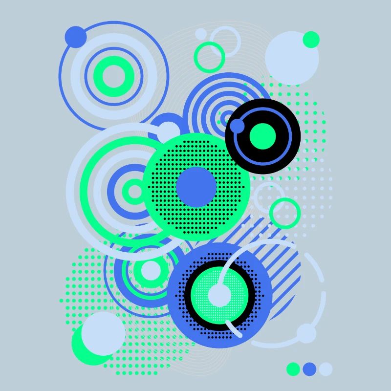 Motif Illustration Colorée Art Abstrait Créatif