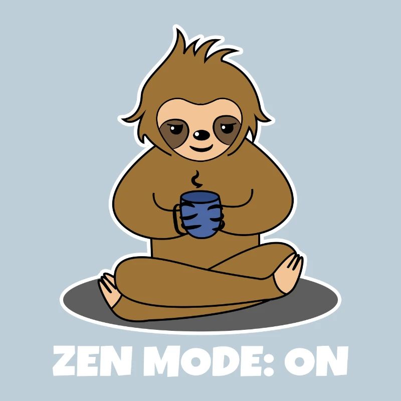 Coffee Drinker Sloth Coffee Cup Coffee Saying