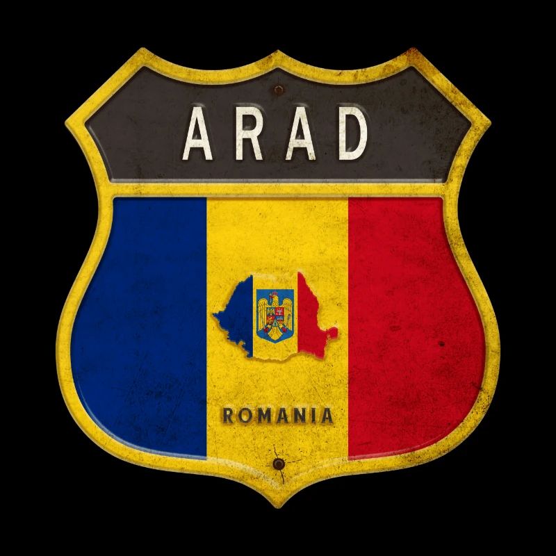 Armoiries de la Roumanie d'Arad