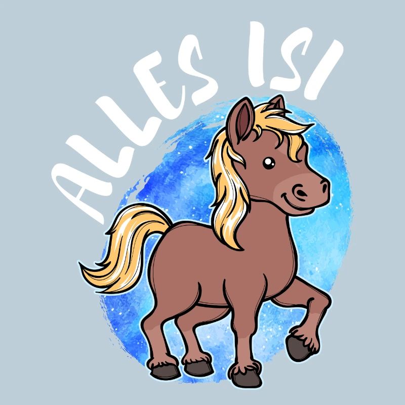 Pony Islandpferde Pferdenarr Statement Islandponys