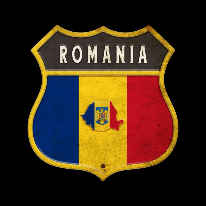 Rumänien Wappen Design