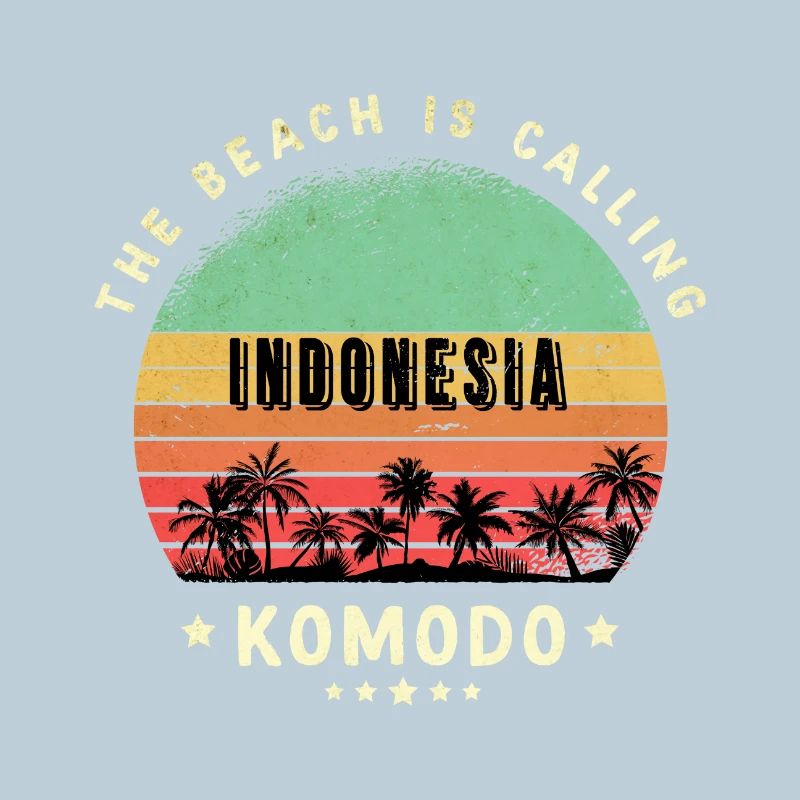Komodo indonesia beach design