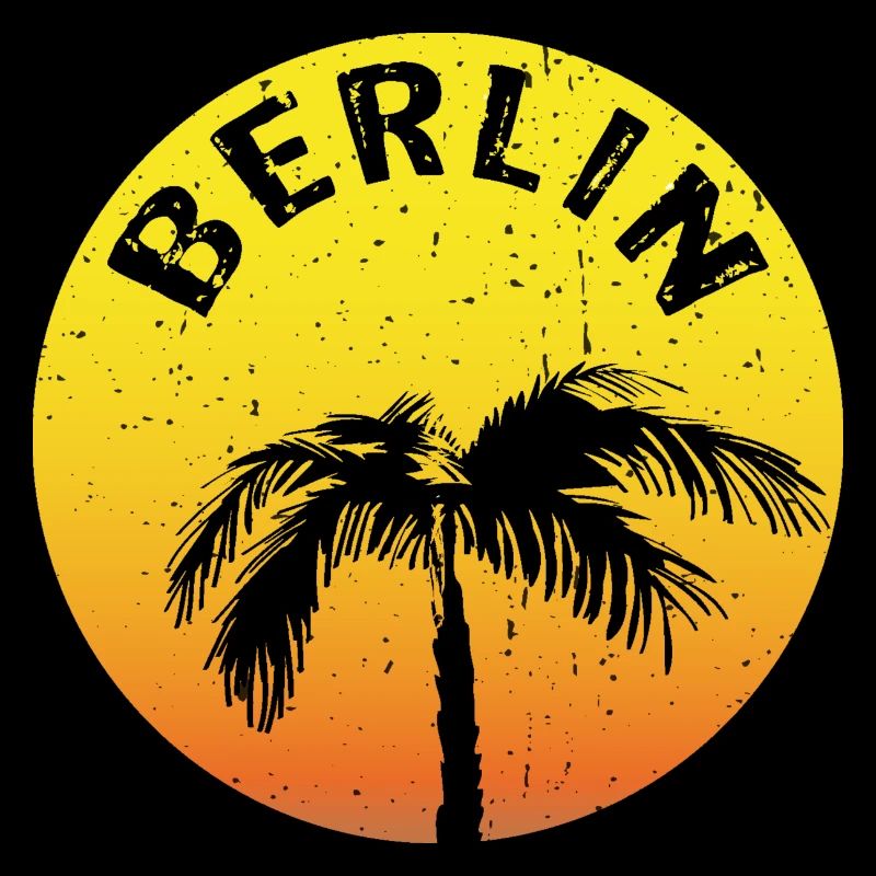 Berlin claim round with palm tree