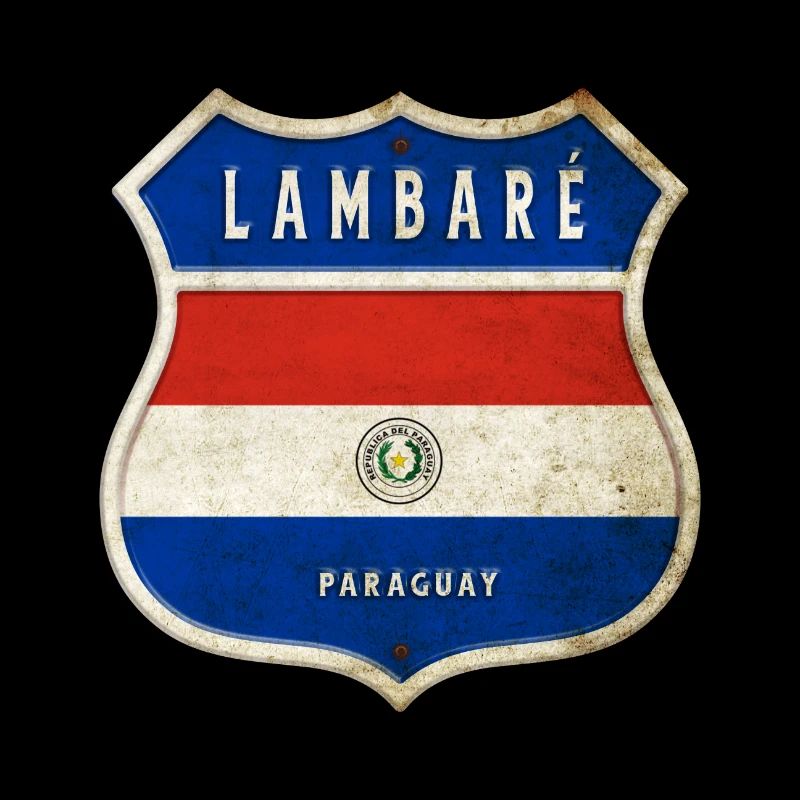 Armoiries du Paraguay Lambaré, motif du drapeau
