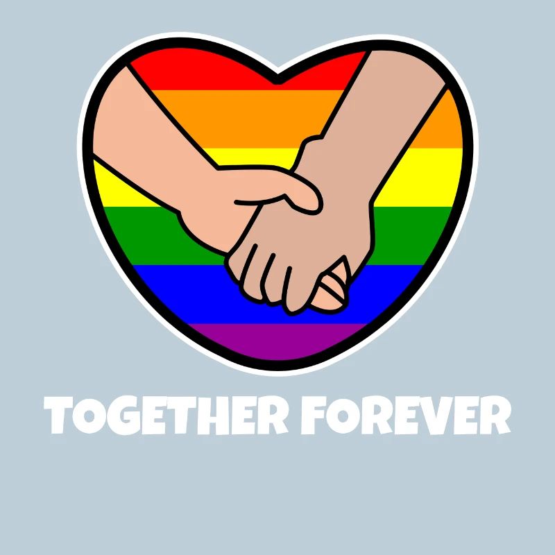 Relationship Homo Statement Heart Pride Rainbow