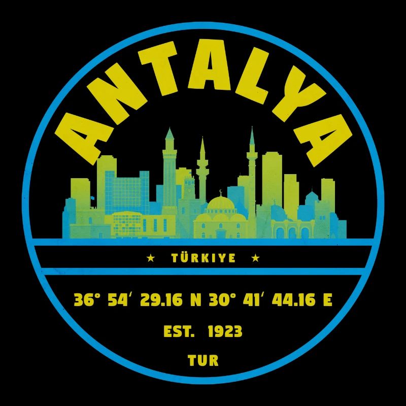 Insigne de la Skyline d’Antalya Turquie