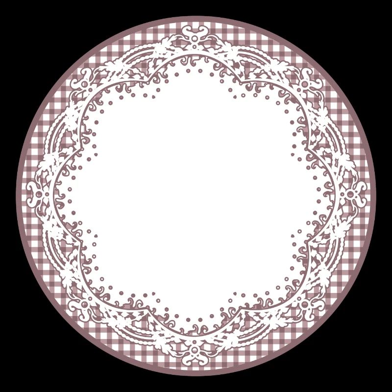 Nostalgia cake tip label in dusky pink