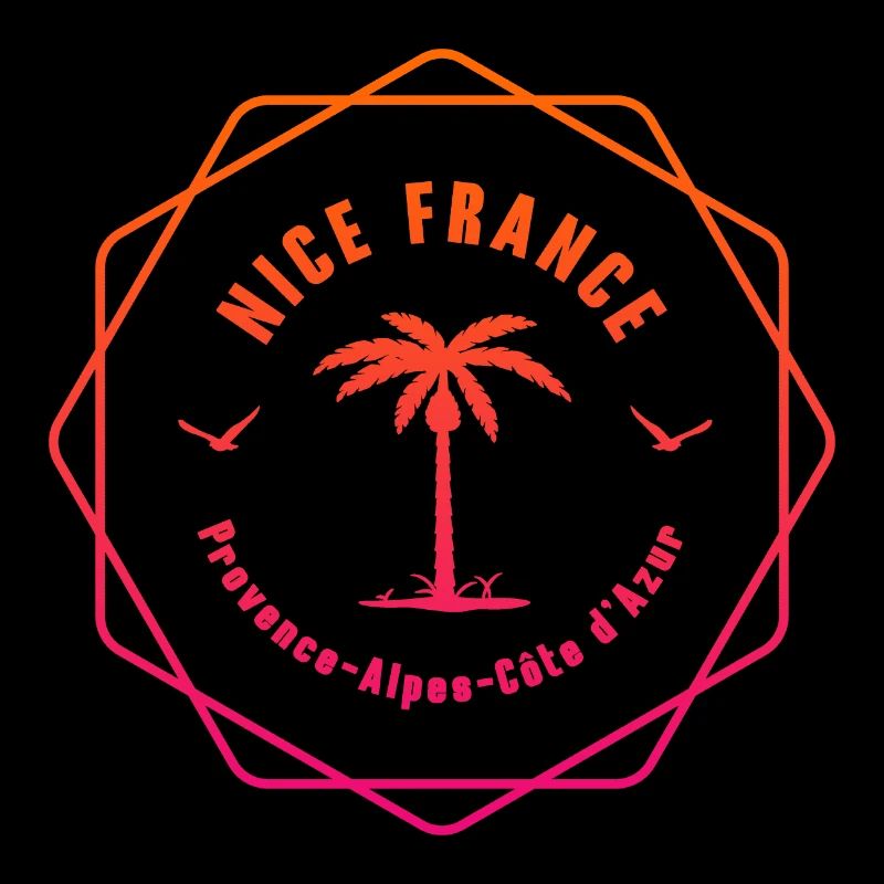Palme Strand Frankreichs