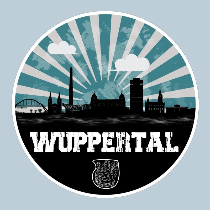 Wuppertal Blue Hour Skyline