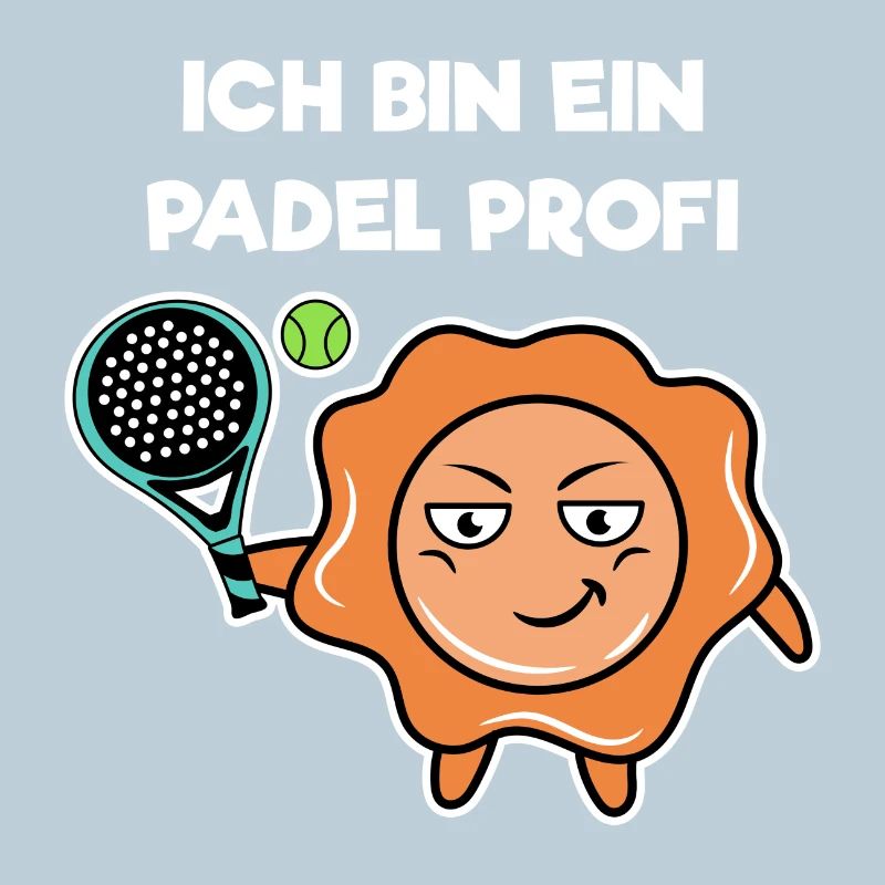 Padelspiel Schläger Spieler Padel Statement Bälle