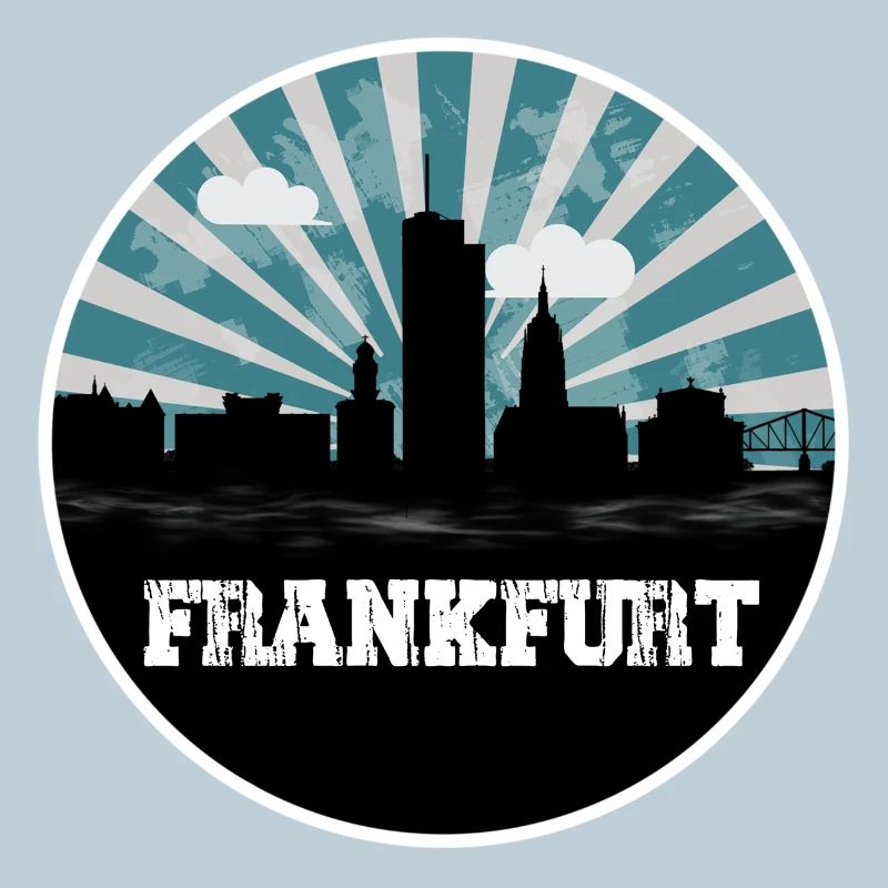 Frankfurt Skyline Blue Hour