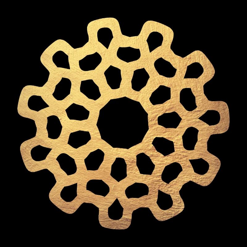 Sun Gold Ornament Yoga Meditation Concentration