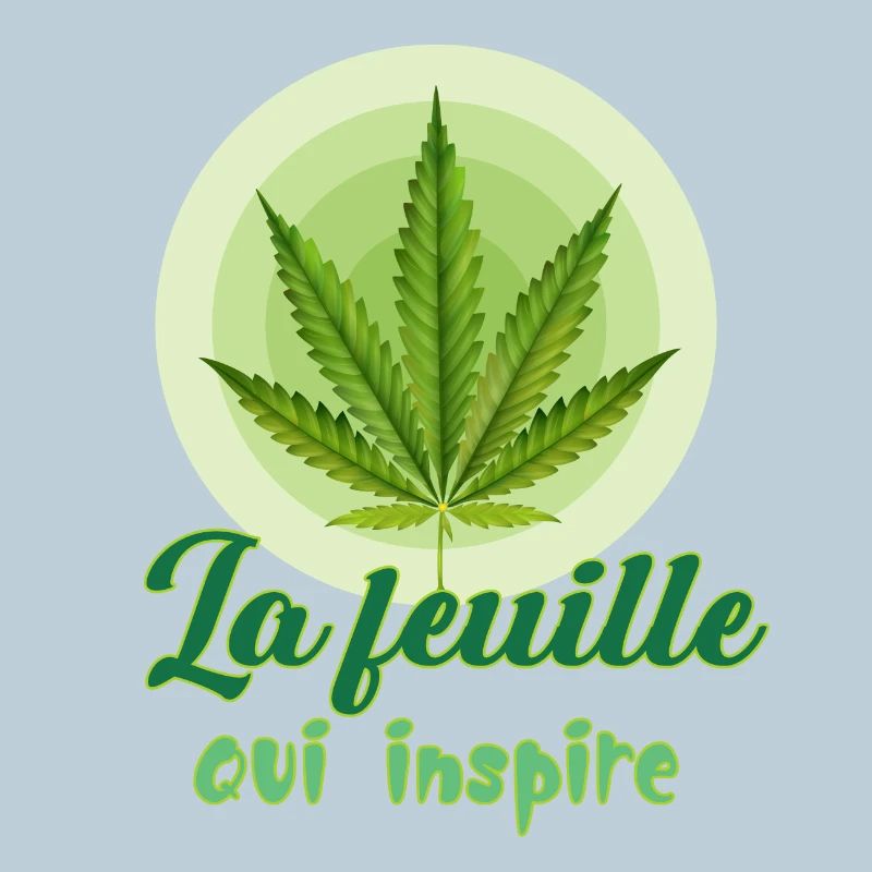 La feuille qui inspire - Feuille de cannabis - Bob