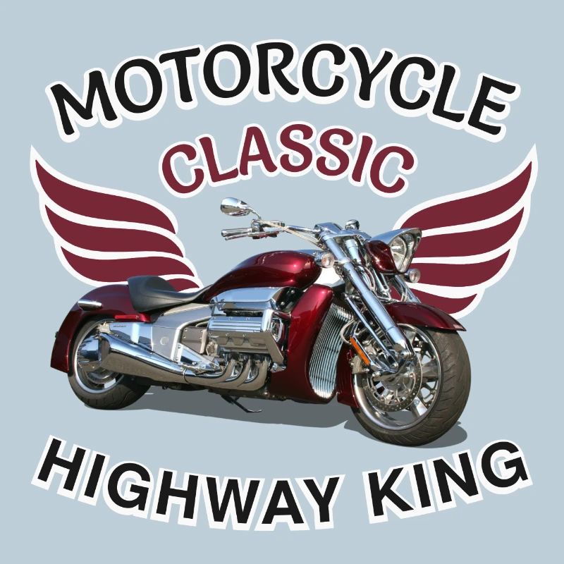 Classic Biker Vintage Retro Motorcycle Speed Demon