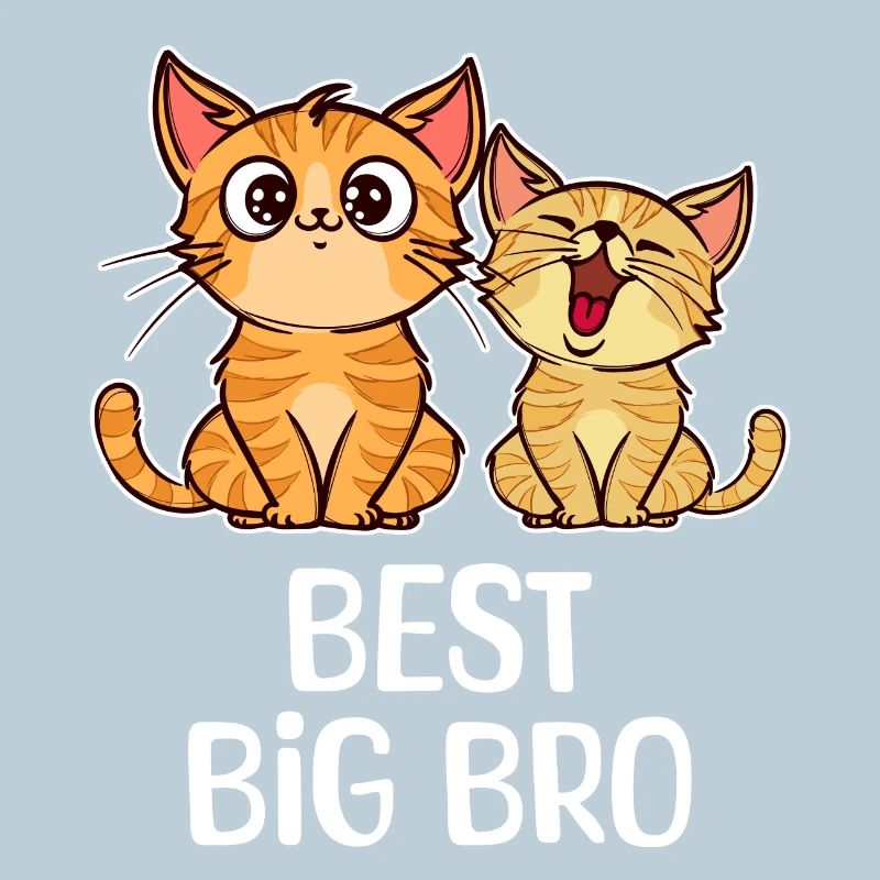 Déclaration de chat Bro frère frère amour grand frère