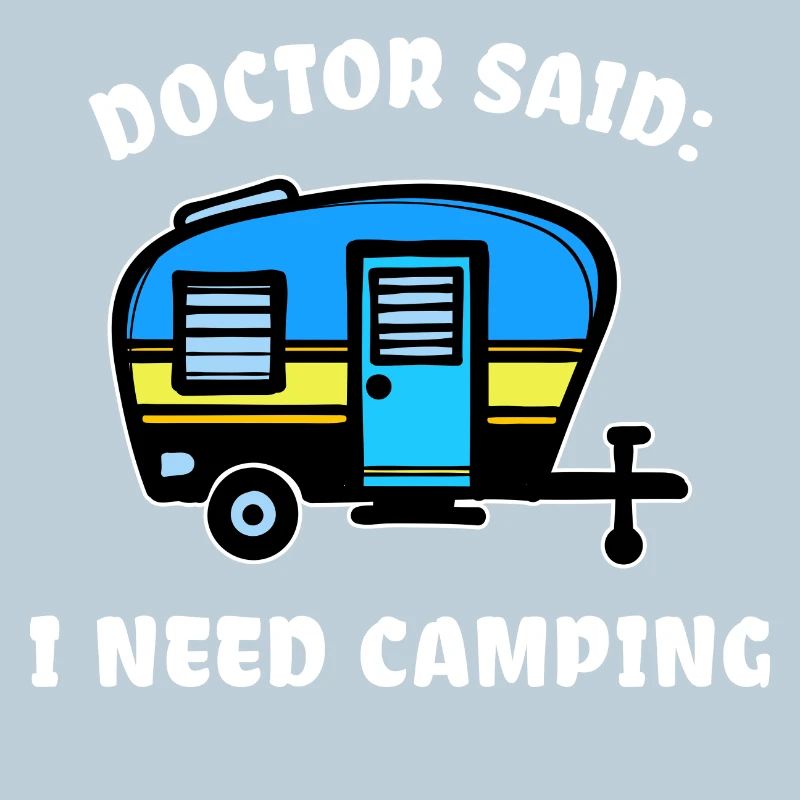 Urlaub Statement Wohnwagen Camping Wanderer
