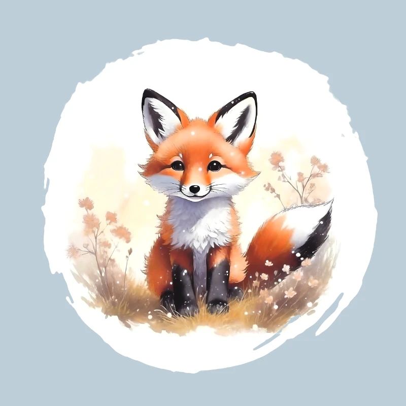 Fuchs Aquarell