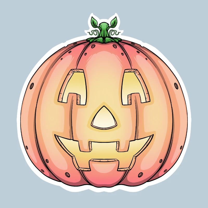 Halloween Pumpkin Jack-o'-Lantern Design