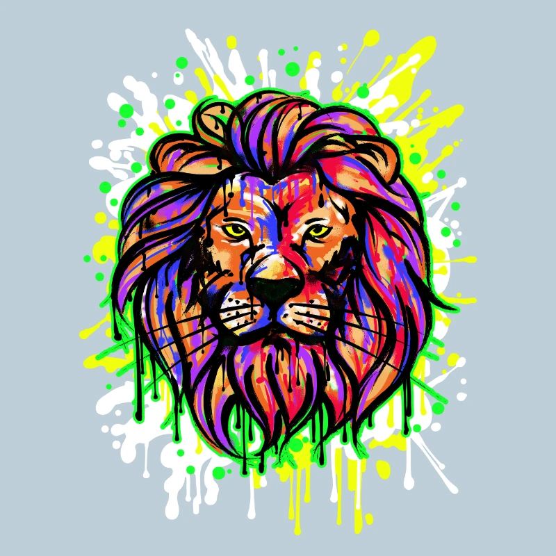 Dessin Illustration Tatouage Graffiti Lion Art
