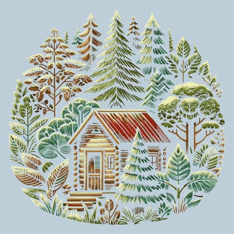 naturverbunden Leben mit einem Tiny House im Wald
