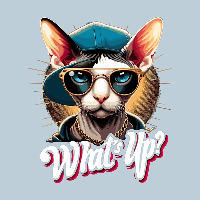 Cornish Rex What’s Up Cat Gift