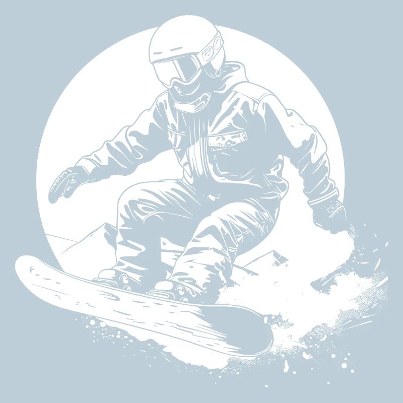 Dessin de snowboarder