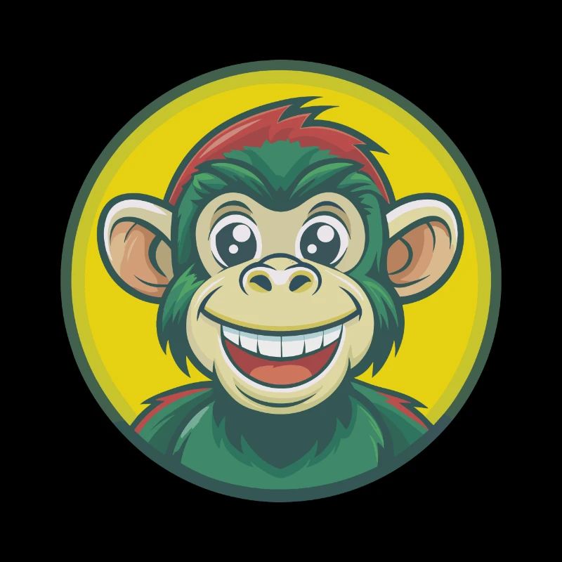 Singe Mignon Kawaii Dessin animé Clipart Animal de compagnie