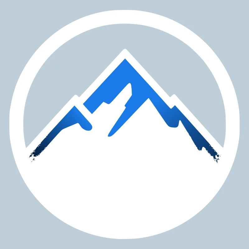 Mountains logo white