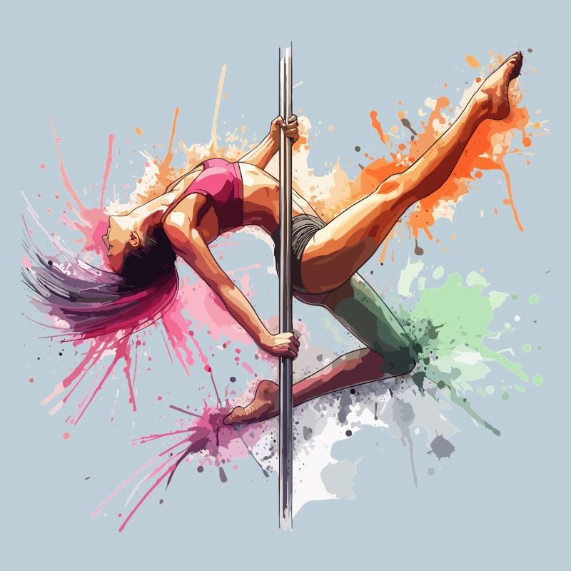 Pole Dance Couleurs Dynamiques Pole Dance Cadeau