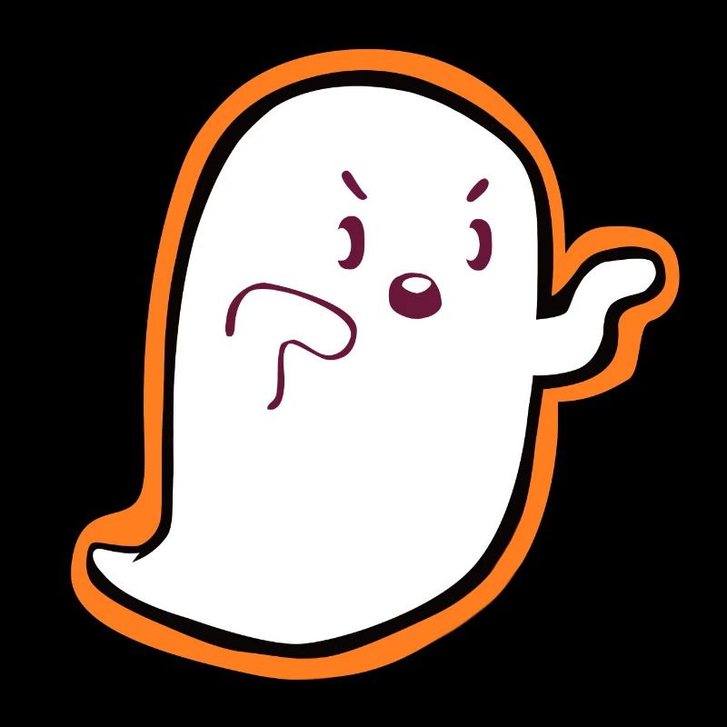 Kawaii Ghost – Cute Halloween Design