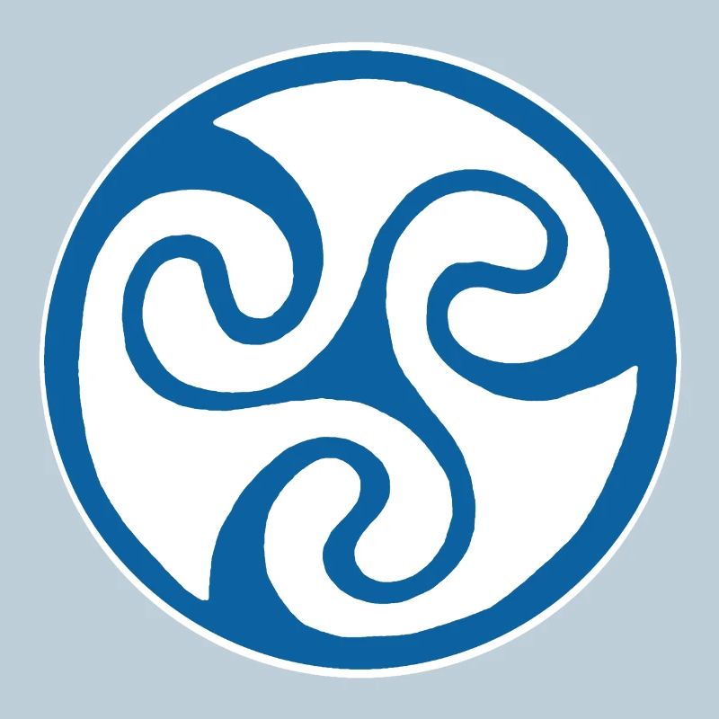 Blue Celtic symbol