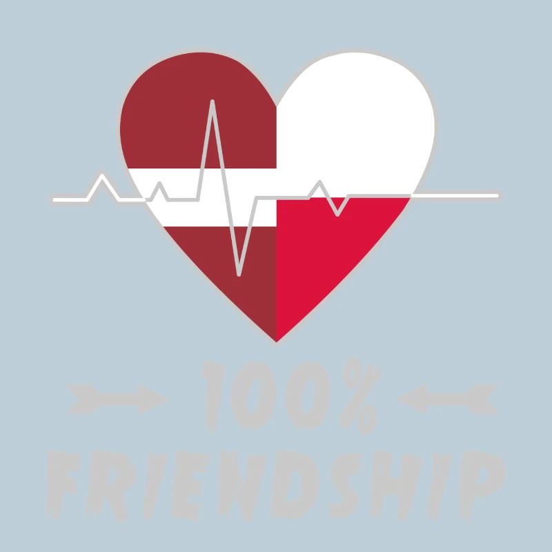 Lettland und Polen 100% Freundschaft