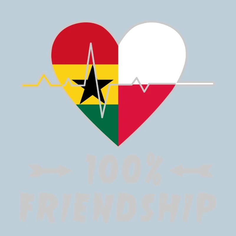 Ghana und Polen 100% Freundschaft