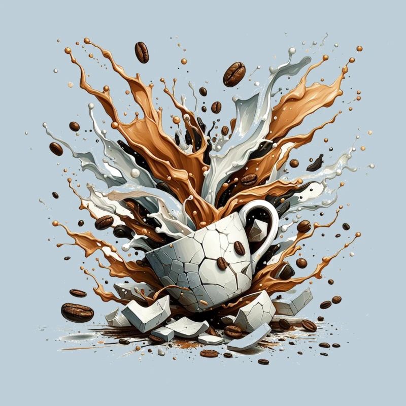 Exploded Coffee - 100 % caféine