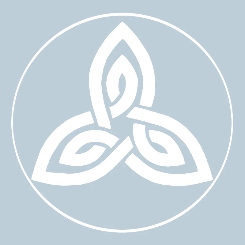 White Celtic Flower