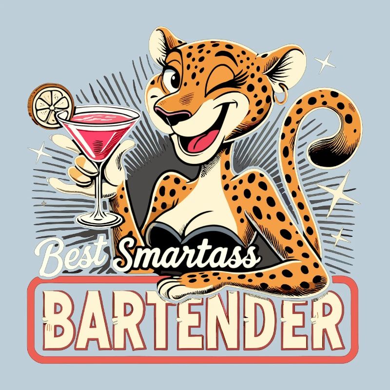 Barman Barman Léopard Léopard Cadeau
