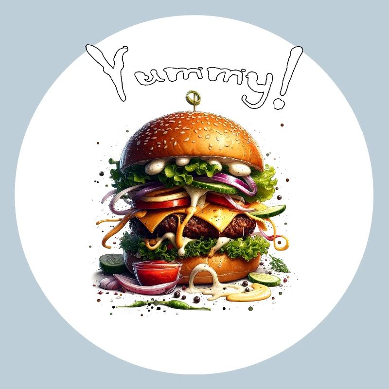 Yummy Burger Art