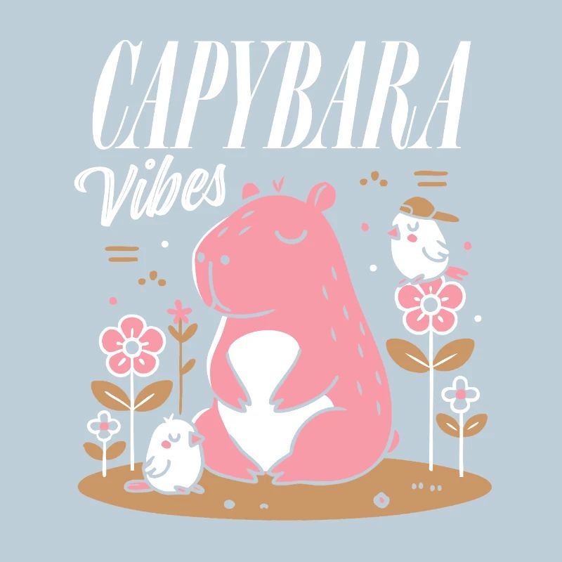 Ambiance détendue de Capybara