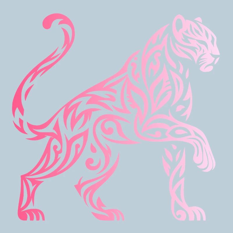 Gradient Tribal Panther