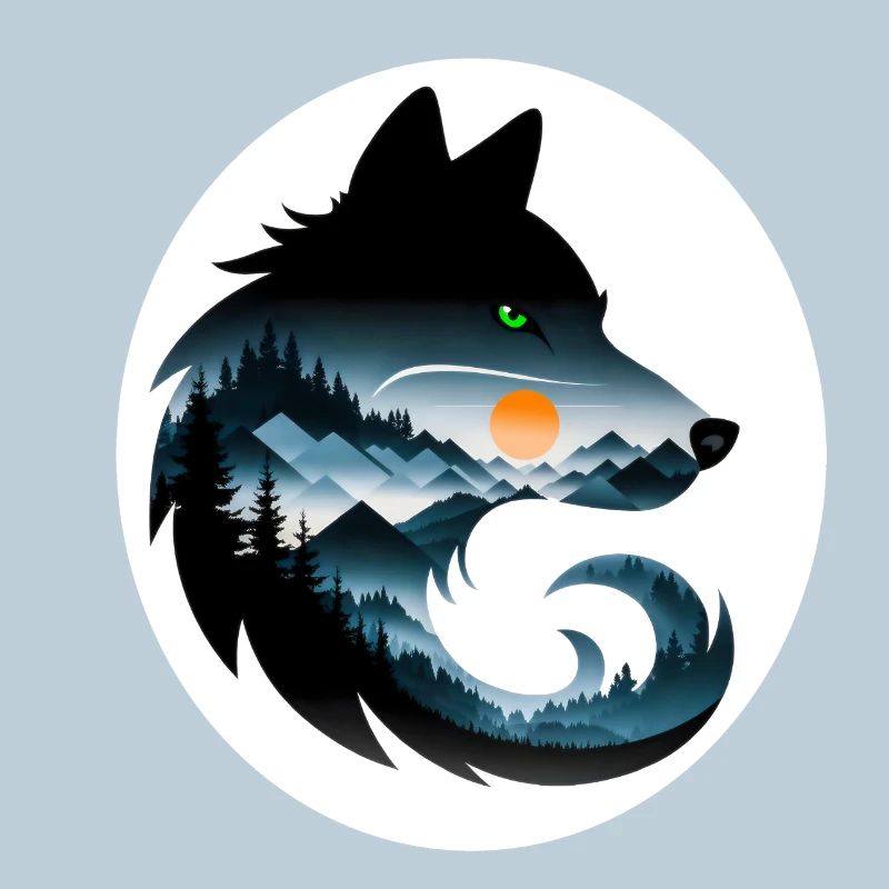 Paysage de loup