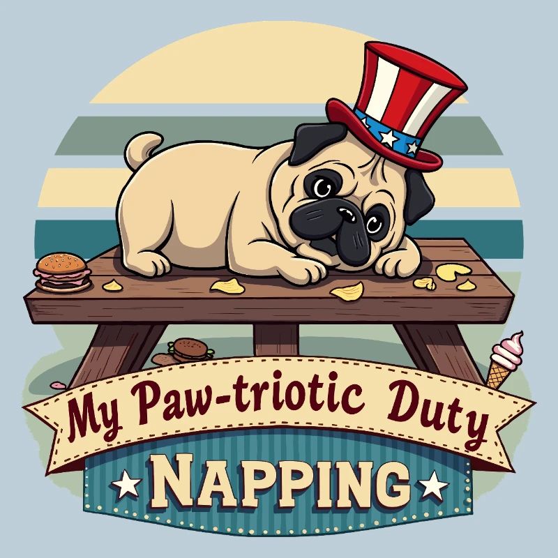Mops Nickerchen