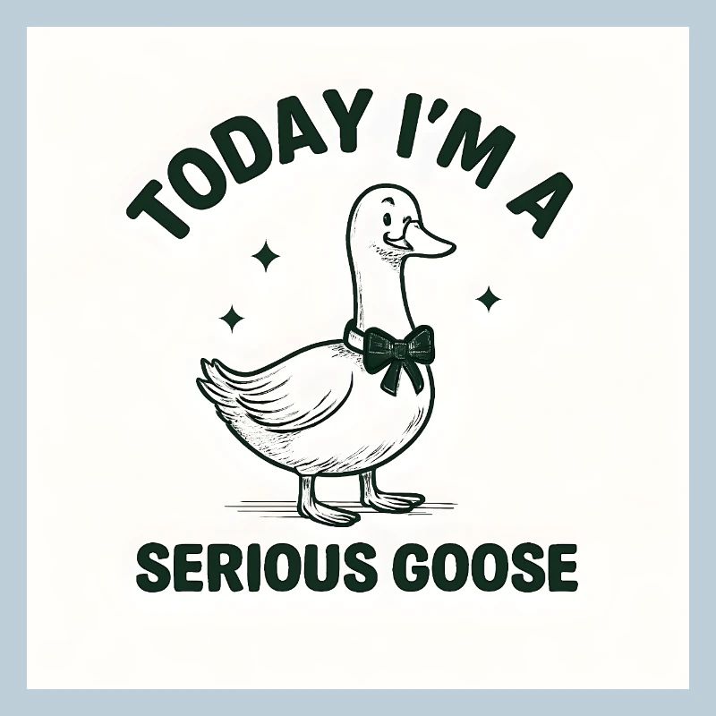 Serious goose
