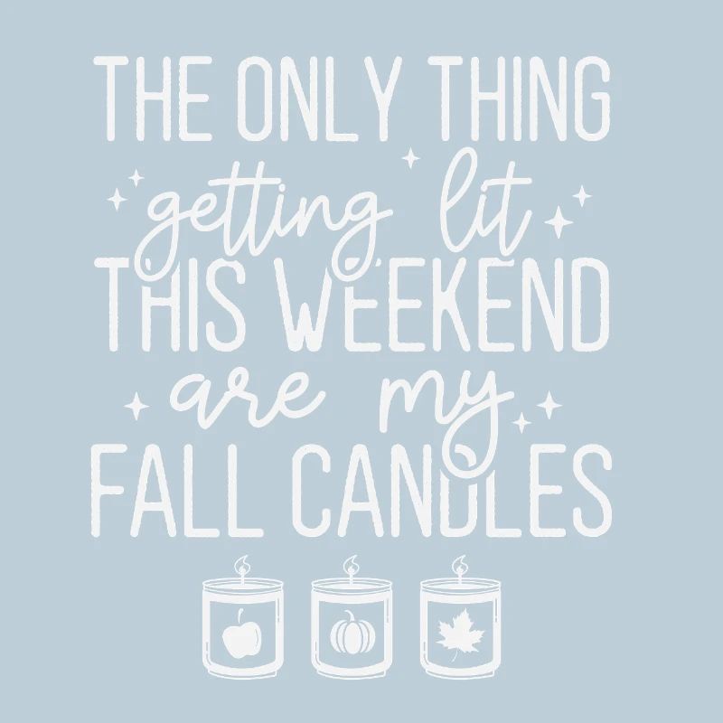 Autumn feeling with warming candles