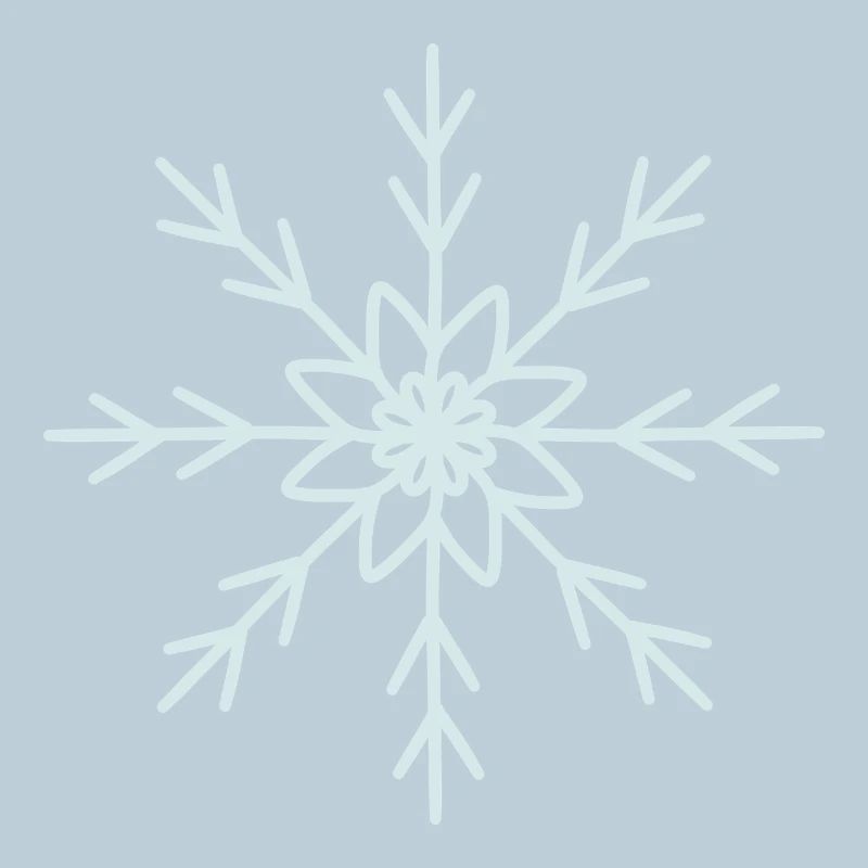 Elegantes Schneeflocken-Muster-Design