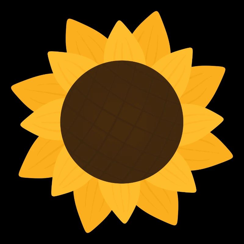 Sunny Sunflower Botanical Pattern