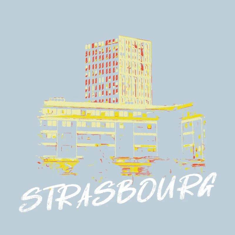Illustration Rivétoile Strasbourg moderne